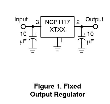 Used to place the components around the voltage regulator